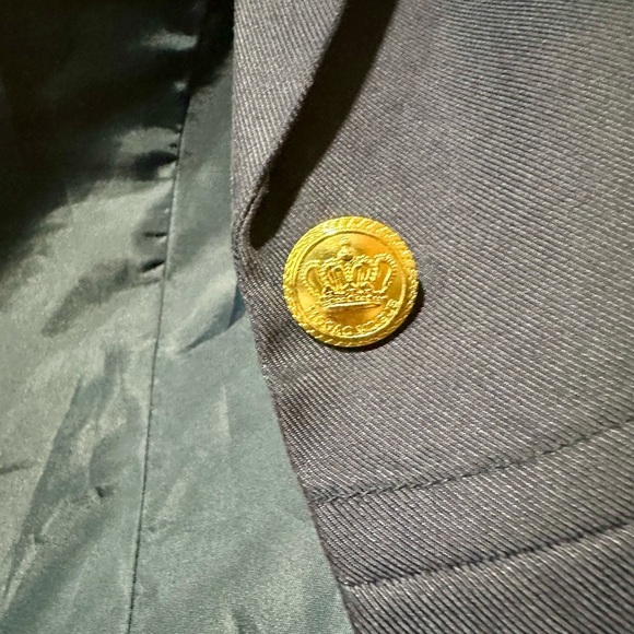 Cynthia Rowley Blue Tailored Blazer with Structured Shoulders XS - Picture 4 of 4